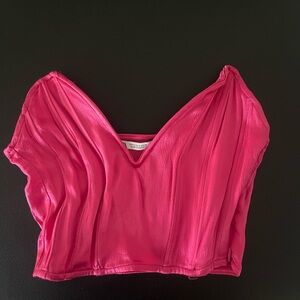 Women’s hot pink Zara top!